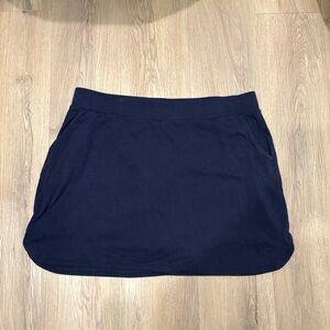 Croft & Barrow Navy Mini Skirt